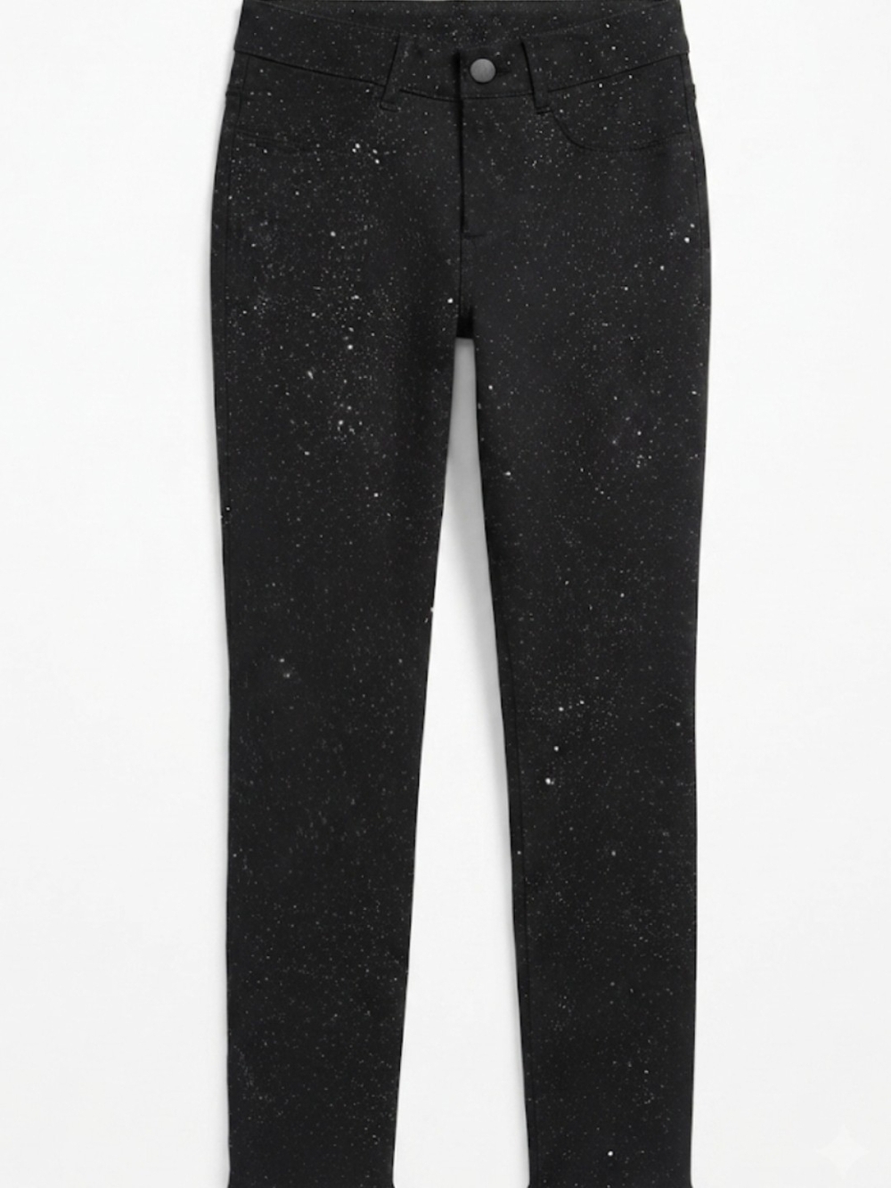 Seven7 Black Splatter Skinny Pants